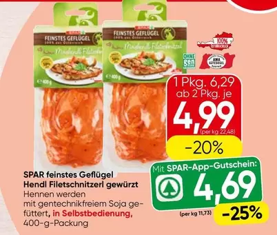 Ama - Feinstes Geflügel Hendl Filetschnitzerl gewürzt