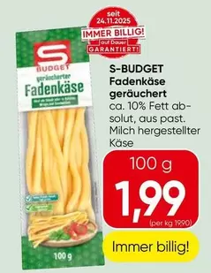 Fadenkäse geräuchert