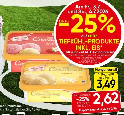 TIEFKÜHL-PRODUKTE INKL. EIS