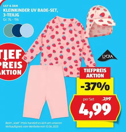 KLEINKINDER UV BADE-SET, 3-TEILIG