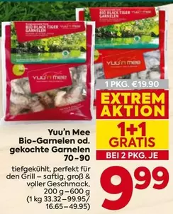 Tiger - Bio-Garnelen od. gekochte Garnelen 70-90
