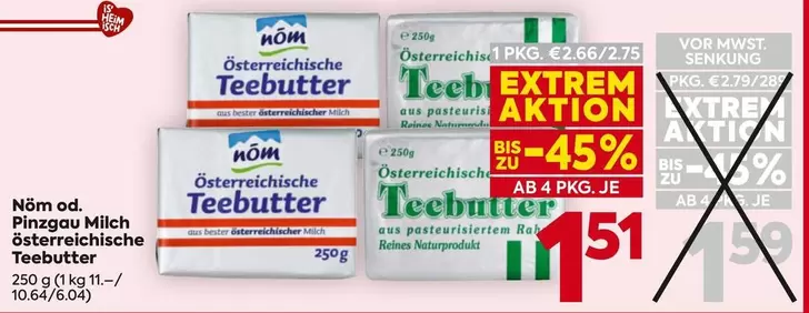 Österreichische Teebutter