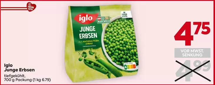 Junge Erbsen