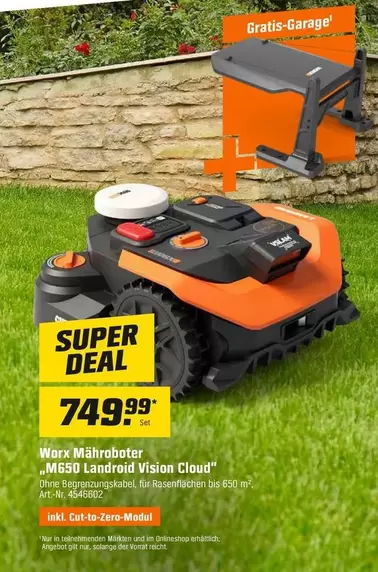 Cloud - Mähroboter "M650 Landroid Vision "