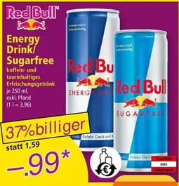 Red Bull - Energy Drink - Sugarfree