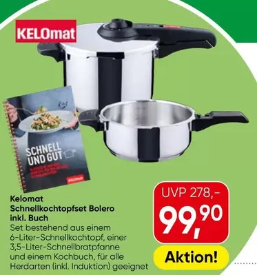 Schnellkochtopfset Bolero inkl. Buch