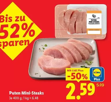 Puten Mini-Steaks