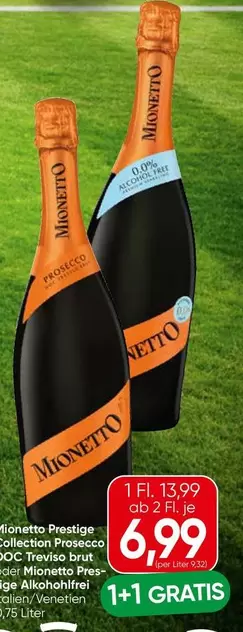 Free - Mionetto Prestige Collection Prosecco DOC Treviso brut