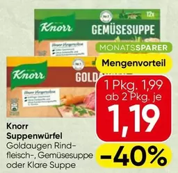 Gold - Suppenwürfel augen Rindfleisch-, Gemüsesuppe oder Klare Suppe