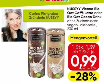Bio - Vienna Oat Caffè Latte or Oat Cacao Drink