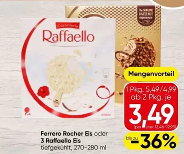 Ferrero Rocher Eis oder 3 Raffaello Eis