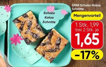 Schoko Kokos Schnitte