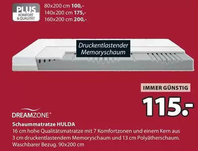 Schaummatratze HULDA