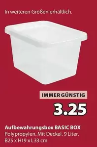 Box - Aufbewahrungsbox BASIC BOX