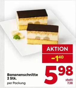 Bananenschnitte