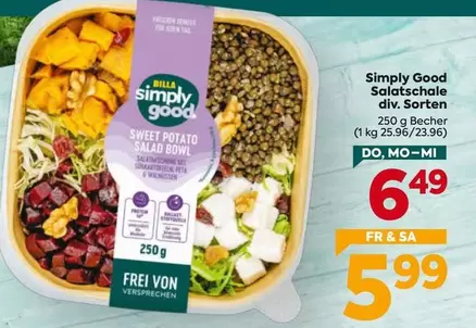 Simply Good Salatschale Sweet Potato Salad Bowl