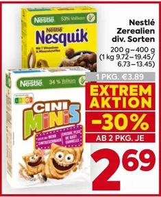 Nestlé - Nesquik Zerealien div. Sorten