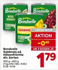 Goldmais od. Hülsenfrüchte