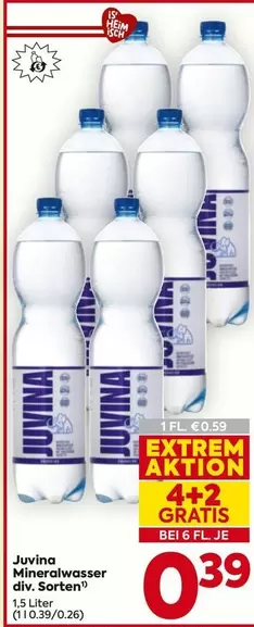 Mineralwasser div. Sorten