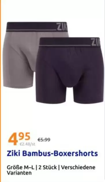 Bambus-Boxershorts