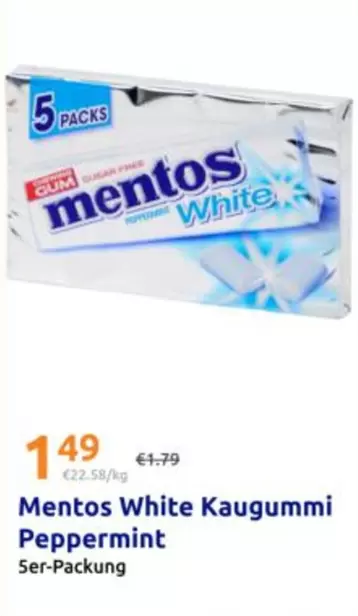 Free - White Kaugummi Peppermint