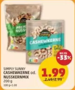 CASHEWKERNE od. NUSSKERNMIX