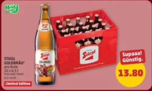 Stiegl - GOLDBRÄU pro Kiste