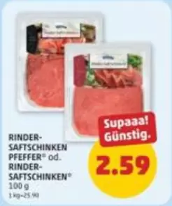 RINDER-SAFTSCHINKEN PEPPER
oder RINDER-SAFTSCHINKEN