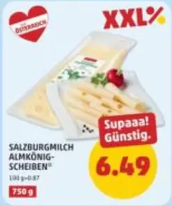 SALZBURGMILCH ALMKÖNIG SCHEIBEN