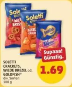 CRACKETS, WILDE BREZEL od. GOLDFISH