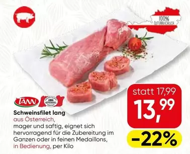 Ama - Schweinsfilet lang