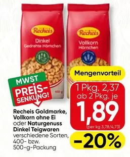 Dinkel Vollkorn Hörnchen