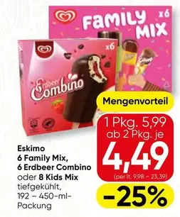 Mix - 6 Family , 6 Erdbeer Combino oder 8 Kids
