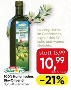 100% italienisches Bio-Olivenöl