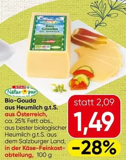 Bio - -Gouda aus Heumilch g.t.s.