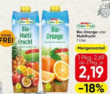 Bio - -Orange oder Multifrucht