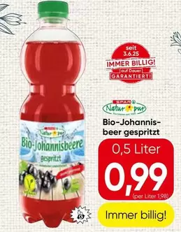 Bio-Johannisbeer gespritzt