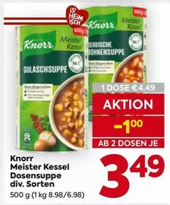 Meister Kessel Dosensuppe div. Sorten