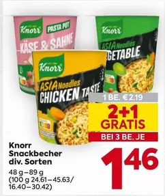 Snackbecher div. Sorten