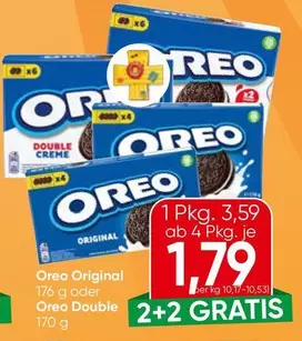 Oreo Original 176 g oder Oreo Double 170 g