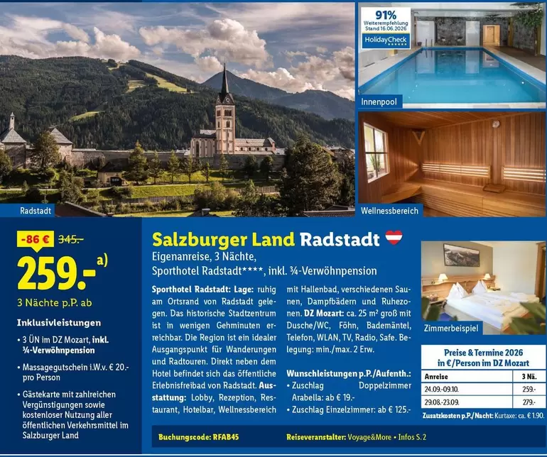 Mozart - Salzburger Land Radstadt