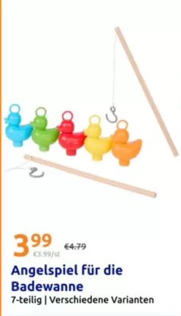 Angelspiel für die Badewanne