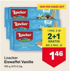 Eiswaffel Vanille