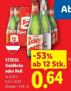 Stiegl - Goldbräu oder Hell