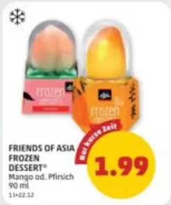 Friends - FROZEN DESSERT Mango od. Pfirsich 90 ml