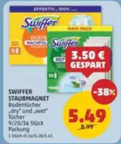 STAUBMAGNET Bodentücher "dry und „wet"