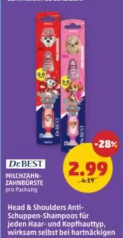 Milchzahn-Zahnbürste