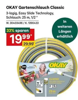 Easy - Gartenschlauch Classic, 25 m, 1/2 " W. 30403496 / K. 1390433