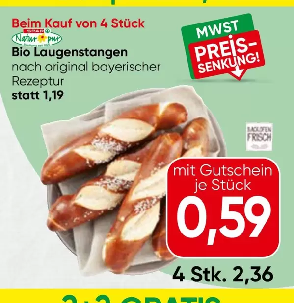 Bio - Laugenstangen nach original bayerischer Rezeptur
