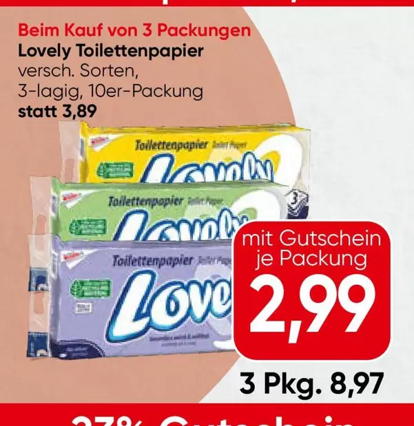 Lovely Toilettenpapier